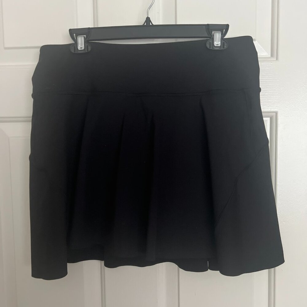 NWOT Athleta Black Ace Tennis Skort 15.5" - Size L